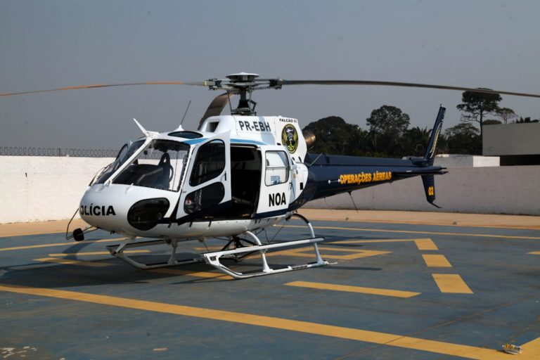 Com o retorno do helicóptero Falcão 02, o Núcleo de Operações Aéreas é reativado em Porto Velho, RO