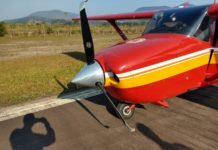 Arcanjo 04 sofre incidente durante o pouso no aeródromo Costa Esmeralda, em Porto Belo, SC