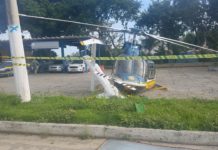 Helicóptero da PRF acidentou-se durante aproximação na Unidade Operacional de Eunápolis, BA