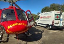 Equipe aeromédica do Arcanjo 06 realiza suporte aéreo avançado em Ibiá, MG