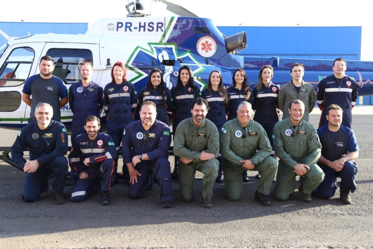 SAMU 192 Regional Norte Novo completa 1500 ocorrências atendidas com o helicóptero Saúde 10