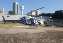 Helicóptero do CONSAMU realiza transporte aeromédico de pacientes para Cascavel, PR