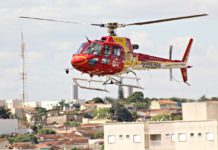 Helicóptero aeromédico que atende Uberaba é transferido temporariamente para Varginha, MG