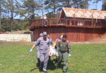 Águia 06 e bombeiros resgatam ciclista que sofreu acidente no Pico do Itapeva, Campos do Jordão