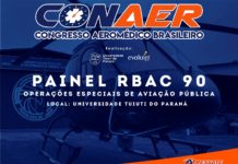 Painel sobre o RBAC 90 acontecerá durante o Congresso Aeromédico Brasileiro – Garanta sua inscrição