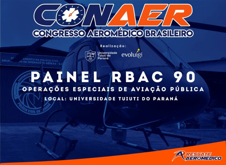 Painel sobre o RBAC 90 acontecerá durante o Congresso Aeromédico Brasileiro – Garanta sua inscrição