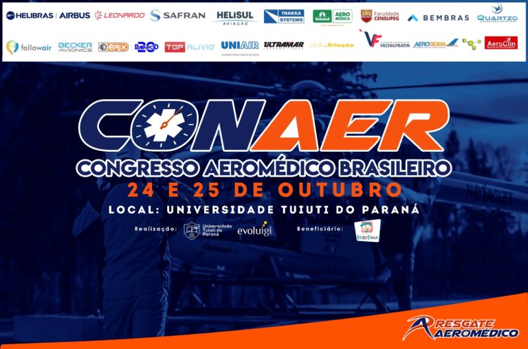 Faltando 50 dias para o Congresso Aeromédico Brasileiro inscrições estão esgotadas