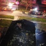 Corpo de Bombeiros de Lynwood em incêndio residencial, em abril de 2019 utilizando um drone.