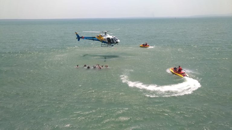 Alunos do Curso de Mergulho Autônomo treinam helocasting com o CIOPAer de Tocantins