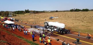 Simulado de acidente na BR-163/MS promove integração entre órgãos de trânsito e socorristas