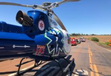 Equipes do Bombeiro, SAMU e VIAPAR são mobilizadas para socorrer vítimas de capotamento na BR-369, PR