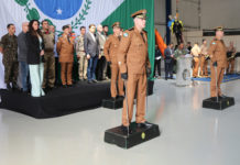 Batalhão de Polícia Militar de Operações Aéreas do Paraná realiza cerimônia de passagem de comando