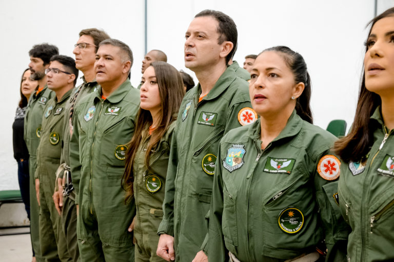 Tripulação aeromédica da CIOPAER conclui curso na Academia Estadual de Segurança Pública do Ceará