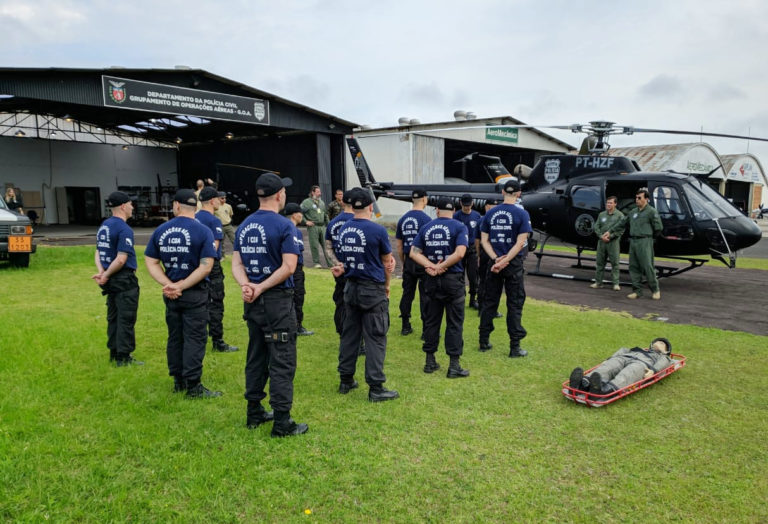 Polícia Civil do Paraná iniciou Curso de pós-graduação em Operações Aéreas de Segurança Pública