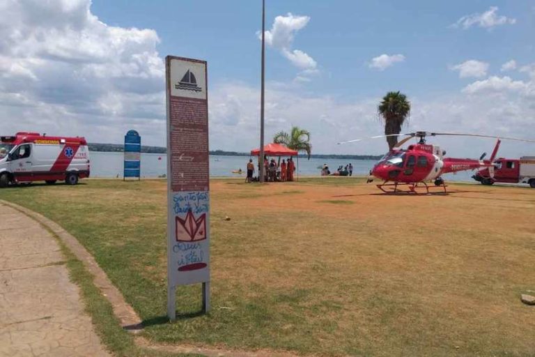 Bombeiros revertem parada cardiorrespiratória e salvam vida de jovem que se afogou no Lago Paranoá