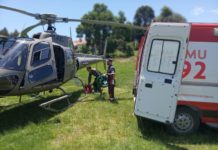 Águia 04 e SAMU transportam paciente em estado grave de Campo Belo do Sul para Lages, SC