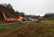 Bombeiros e SAMU resgatam motorista preso nas ferragens em acidente na MG-179, sul de Minas