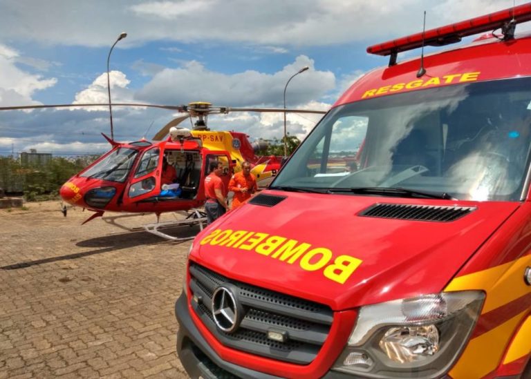 Corpo de Bombeiros agiliza transferência de paciente de Monte Carmelo para hospital em Pato de Minas, MG