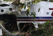 SAMU Aeromédico e bombeiros resgatam vítima de acidente aéreo na área rural de Cascavel, PR