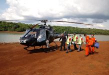 Equipe do SARA/SAER-Fron e bombeiros resgatam criança atropelada por jet ski em Guatambu, oeste de SC