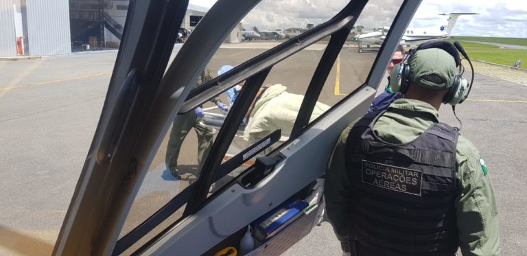 Batalhão de Operações Aéreas da PM do Paraná é empregado em missões aeromédicas e transporte de órgãos