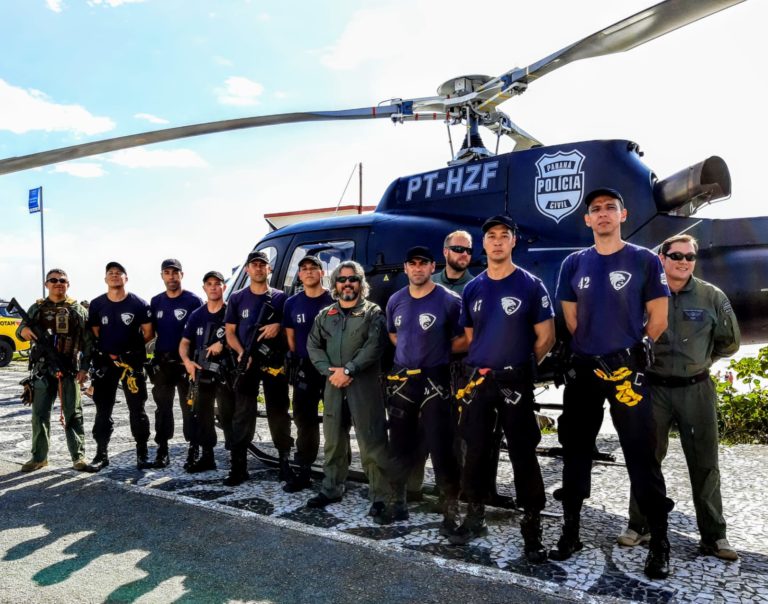 Polícia Civil do Paraná formou primeira turma de pós-graduação em Operações Aéreas de Segurança Pública