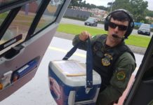 BPMOA faz transporte de órgão para o Hospital do Rocio, em Campo Largo