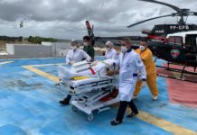 Hospital Metropolitano recebe segundo pouso aeromédico e atende pacientes graves em Santa Rita, PB