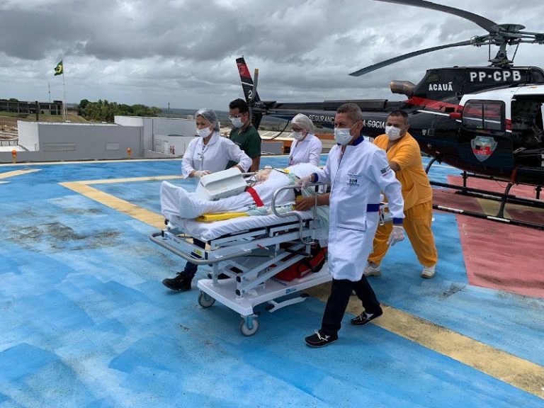Hospital Metropolitano recebe segundo pouso aeromédico e atende pacientes graves em Santa Rita, PB