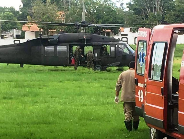 Ação integrada possibilita o socorro de trabalhador que feriu a perna no Pantanal, MS