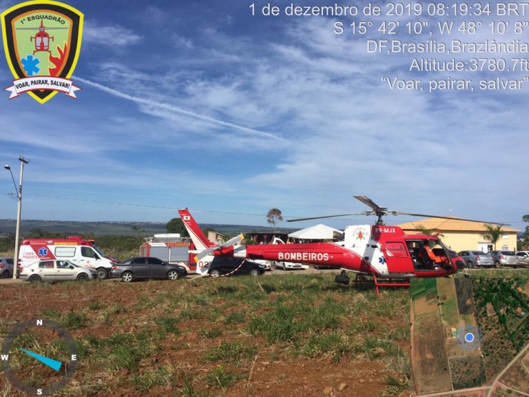 Bombeiros resgatam homem após se afogar em piscina em Brazlândia, DF