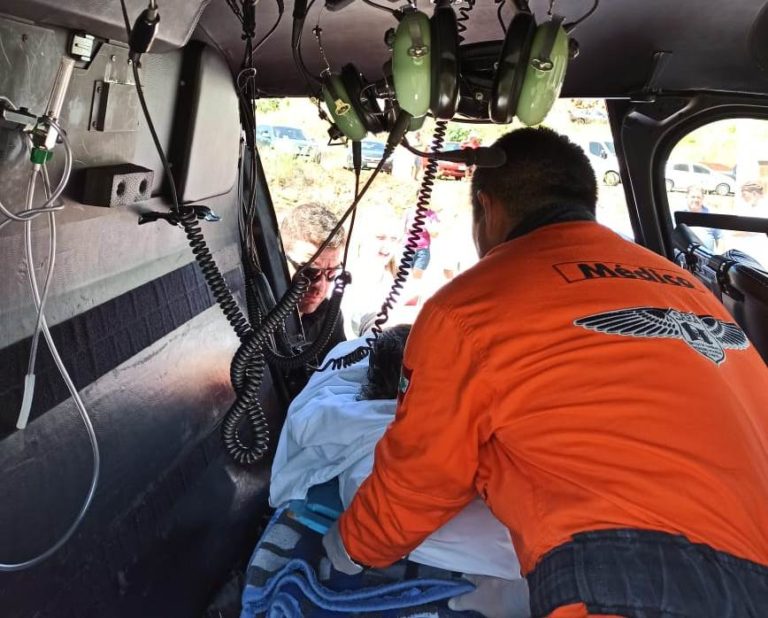 Equipe aeromédica do SAERFron-SARA transporta pacientes para Xanxerê e Chapecó, SC