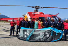 Bombeiros recebem instrução sobre abordagem nos casos de socorro de Kitesurfer, em Florianópolis