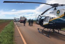Idoso de 72 anos é resgatado pela equipe do CIOPAER após capotamento na MT-040