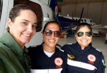 Mulheres poderosas integram o serviço de operações aéreas do SAMU 192 SESA Paraná