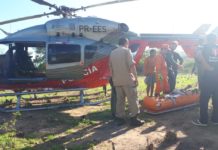 Bombeiros e equipe da CIOPAER resgatam agricultor que caiu de penhasco em Umari, CE
