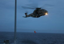 Tripulante de navio mercante é resgatado por helicóptero da Força Aérea Portuguesa ao norte da ilha da Madeira