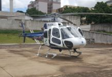 Equipe aeromédica do CONSAMU transporta criança de Francisco Beltrão para hospital em Cascavel, PR