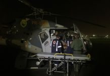 Voos noturnos aeromédicos marcam ações inéditas do BPMOA e Secretaria de Saúde no Paraná