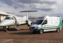 Esquadrão da FAB transporta fígado de Porto Velho para Rio Branco, AC.
