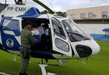 NOTAER transporta equipe de captação e órgãos doados de Colatina para Cariacica, ES