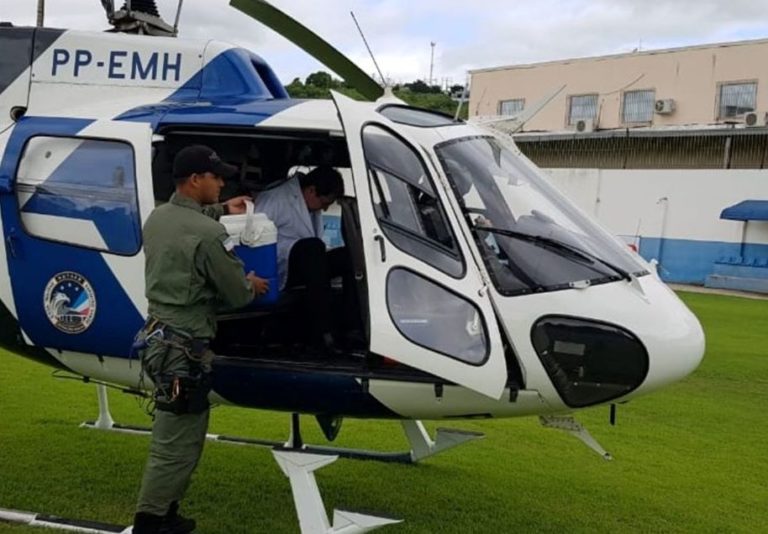 NOTAER transporta equipe de captação e órgãos doados de Colatina para Cariacica, ES