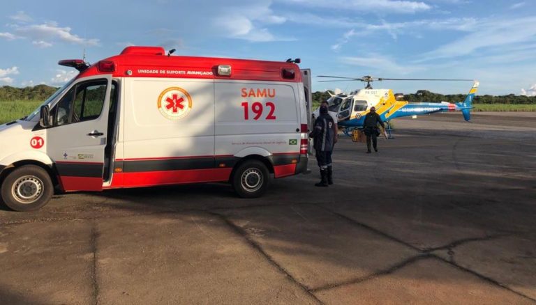 Em ação integrada CIOPAER e SAMU transportam paciente de Porto Nacional para hospital em Palmas, TO