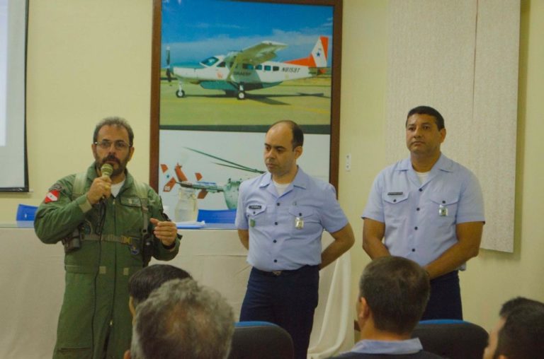 Tripulações do Grupamento Aéreo do Pará participam de capacitação sobre meteorologia na Amazônia