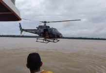 GTA do Amapá e GRAESP do Pará transportam sobreviventes do naufrágio ocorrido no Rio Jari, AP