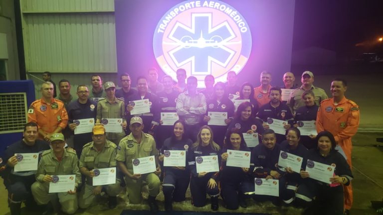 Servidores são capacitados para atuar na primeira UTI Aérea do CIOPAER do Mato Grosso