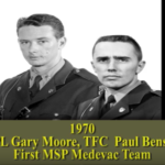 TFC Paul Benson (left) and Cpl. Gary Moore