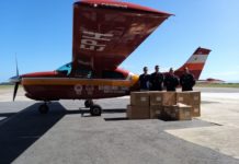 Corpo de Bombeiros transporta equipamentos respiratórios de São Paulo para Santa Catarina