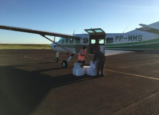 Aeronaves da PM e da Casa Militar do Paraná transportam órgãos para transplante e testes de COVID-19