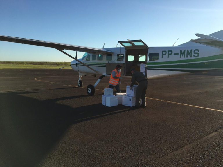 Aeronaves da PM e da Casa Militar do Paraná transportam órgãos para transplante e testes de COVID-19